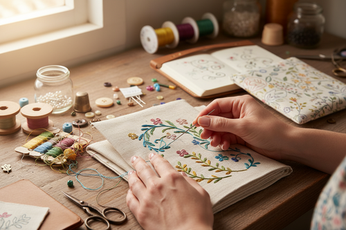 Beginner Sewing Book Kit 2026 – 106 Hand Sewing Patterns + Complete Tools Set